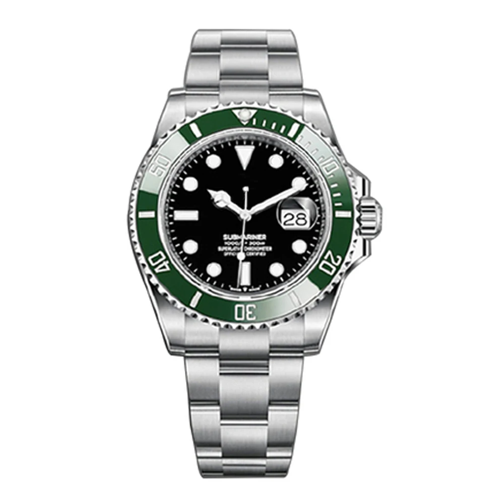 

Brand Luxury Men Watches Automatic Black Watch Men Stainless Steel Waterproof Business Sport Mechanical RolexableÂ