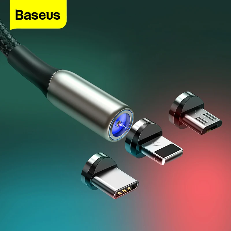 

Baseus Magnetic Micro USB Cable For iPhone Samsung Type-C Charging Cable Magnet Charger Adapter USB Type C Mobile Phone Cables
