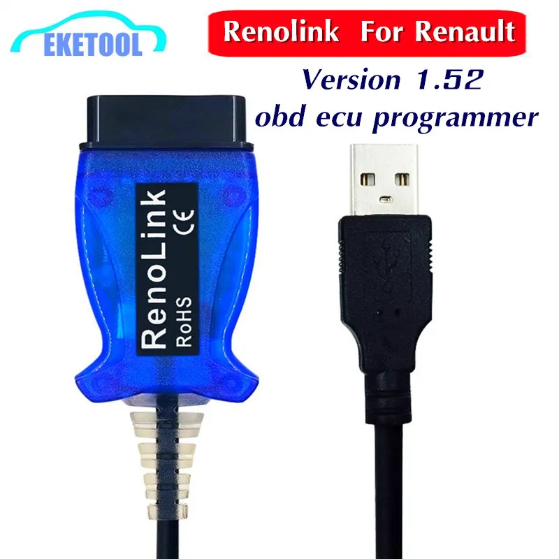 ECU Программатор OBD2 V1.87 V1.52 RenoLink для автомобилей Renault/Dacia поддержка подушек