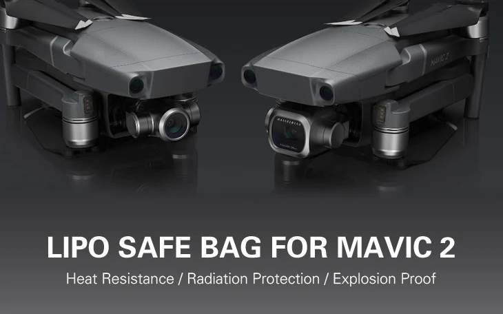 MAVIC 2 Explosion-Proof Lipo Battery Safe Safety Guard Charging Storage Holder Bag For DJI Mavic 2 ProZoom Drone Accessories-8