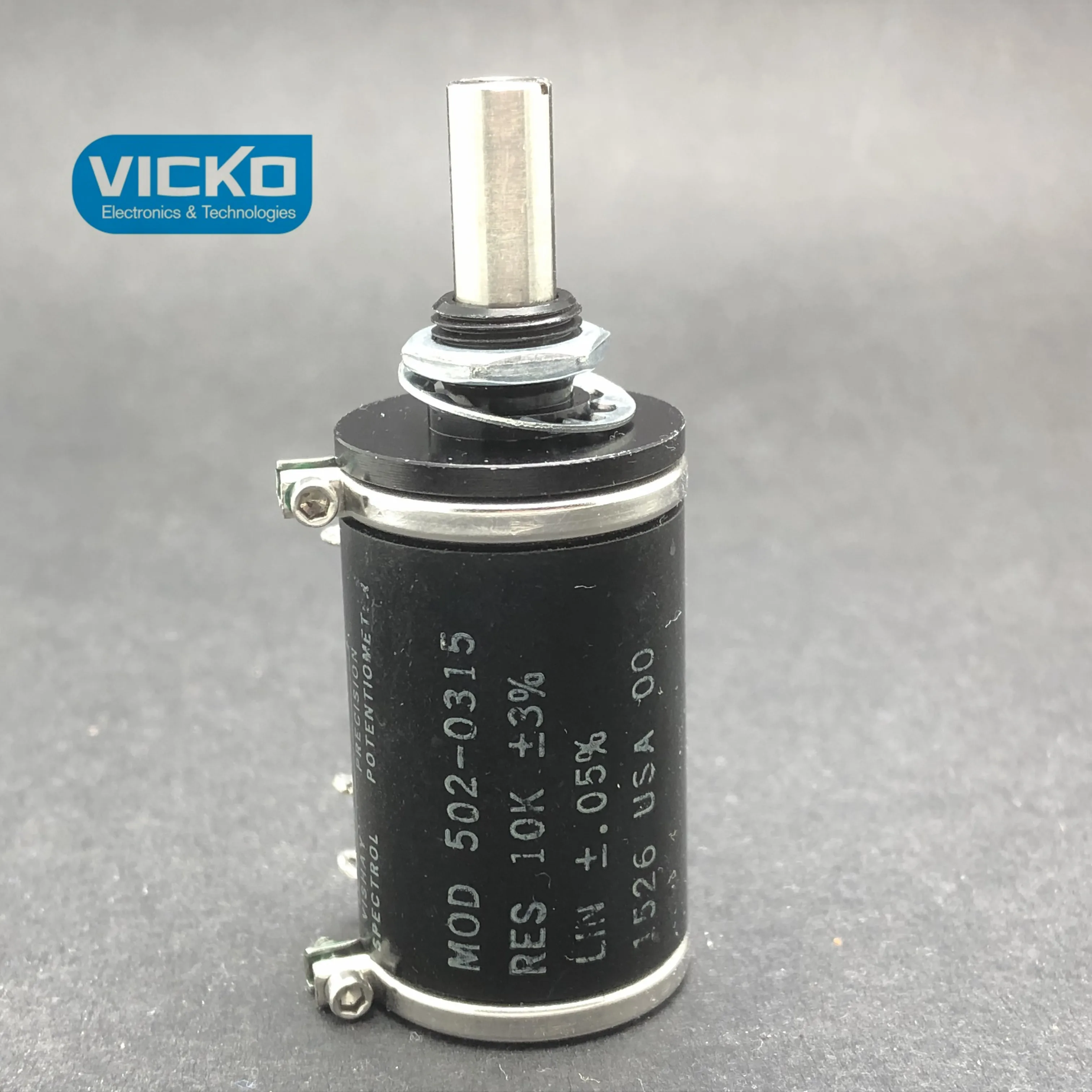 Б/у VISHAY MOD 502-0315 502-0315-01 10K 0.05% 10-оборотный многооборотный переключатель