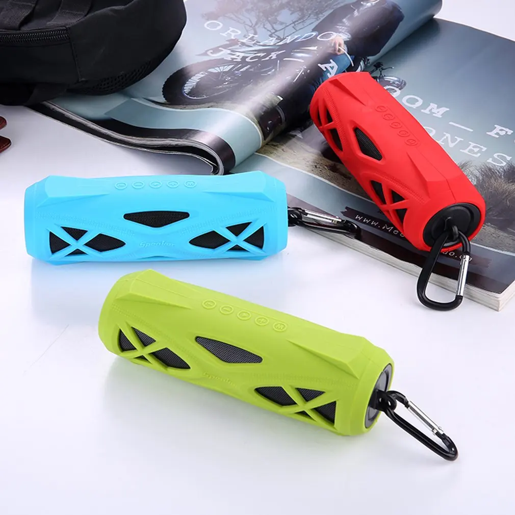 Bluetooth Speaker Portable Outdoor Loudspeaker Wireless Mini Column Portable Subwoofer Sports Speaker Multi-Function Speaker