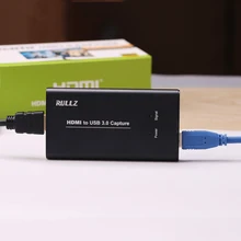 1080P 60fps камера DSLR видео запись Коробка микрофон HDMI к USB 3,0 карта видеозахвата для Mac Windows Linux OBS Vmix прямая потоковая передача