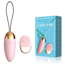 Wireless Remote Control Bullet Vibrating Massager 10 Speed Modes Jump Egg Game Toys for Woman Clitoris Stimulation Kegel Balls