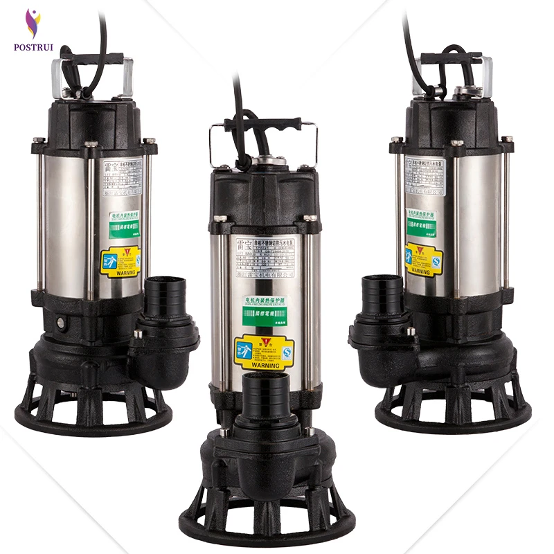 Sewage Pump Steel Cutting Sewage Pump Household Automatic Septic Tank Submersible WQDJ 10 8 0.75|Pumps| - AliExpress