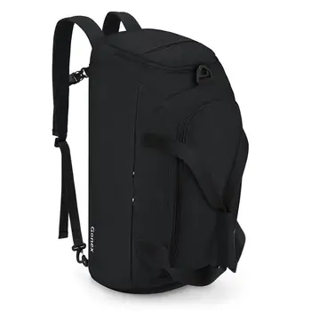 

40L Foldable Travel Backpack Heavy-Duty Duffel Bag Large Weekender Bag with Shoe Compartment Gym Hiking Camping Outdoor