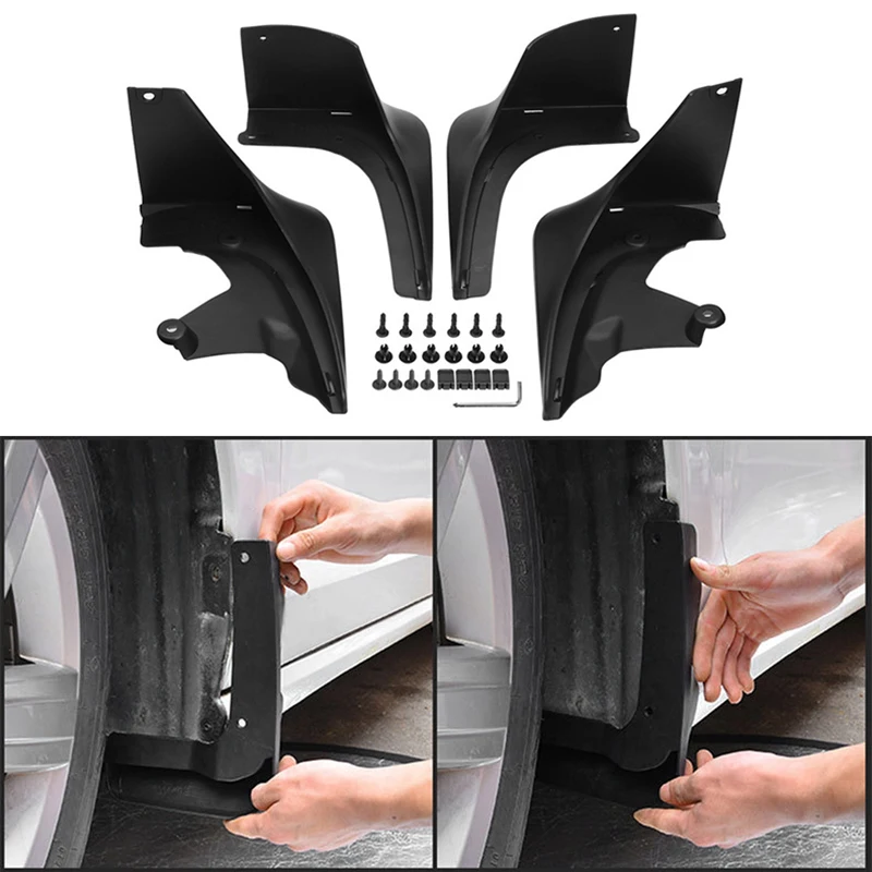 ABS Tire Fender Car Fenders Splash Board for Tesla Model3- Car Fender Plus