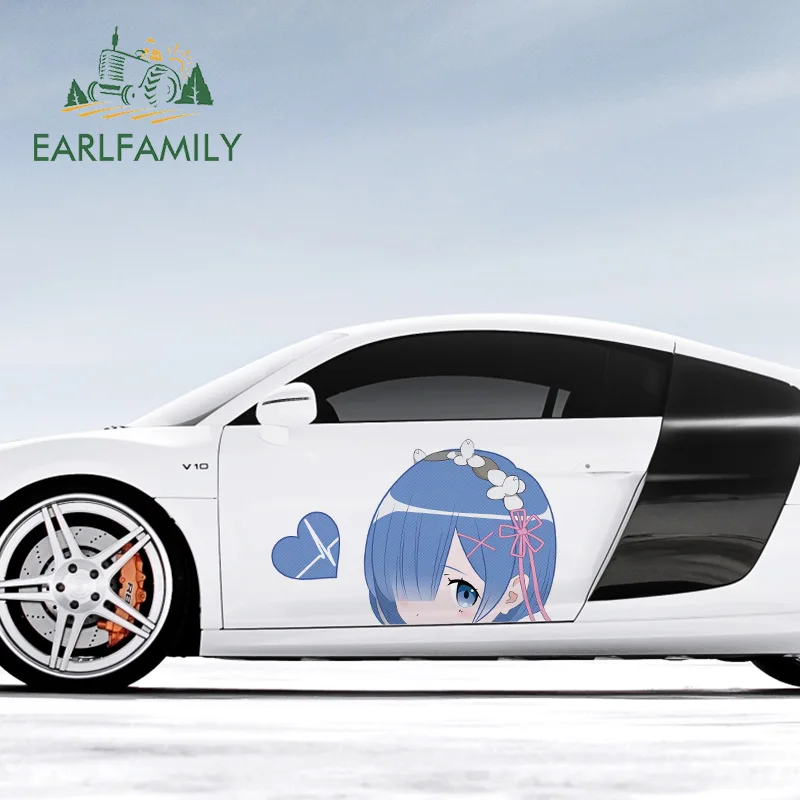 EARLFAMILY 43 см x 28 4 мультяшная наклейка на корпус автомобиля для глайкинга Рем отличная сделай сам модные