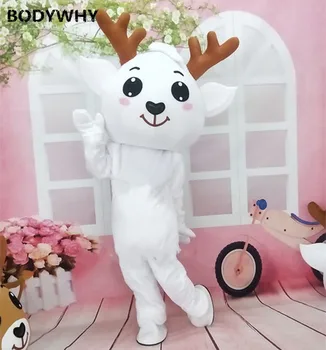 

2020 Deer Mascot Costume Cosplay Furry Suits Party Game Fursuit Cartoon Dress Outfits Carnival Halloween Xmas Easter Ad Clothes
