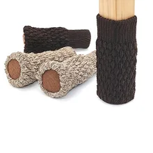 

4Pcs/set Knit Chair Leg Caps Feet Protector Socks Thicken Bubble Cover Pads Furniture Table Covers Feet Leg Cap Floor Protector