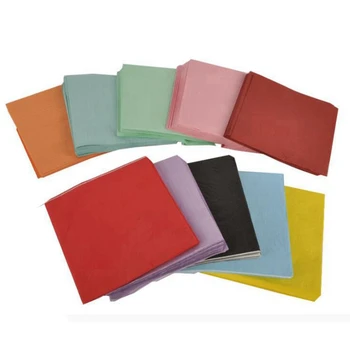 

Partybus 10Pack/Lot Birthday Macaron Solid Color Paper Towel Napkin for Boy Girl Gender Reveal Wedding Party Tissue Napkin Decor