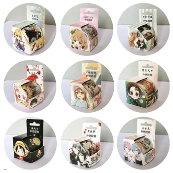 

1roll Anime Demon Slayer Kimetsu No Yaiba DIY Paper Washi Tape Adhesive Decoration Masking Tape DIY Scrapbooking Sticker