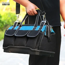 Sac à outils Oxford épais résistant à l'usure, grand sac à outils multifonctionnel pour électricien, sac à main de menuiserie de réparation, nouvelle collection 