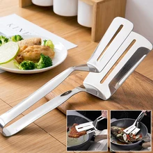 

Stainless Steel BBQ Bread Utensil Set Barbecue Tong Fried Steak Shovel Fried Fish Shovel Clamp Kitchen Bread Meat Clamp Kitchen