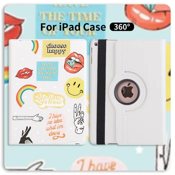 

Leather 360° Rotatable Back Case iPad 7th Generation Case For 2020 iPad Pro 11 12.9 10.5 7.9inch Mini 1 2