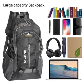 

40L unisex waterproof men backpack travel pack sports bag pack Outdoor Mountaineering Hiking Climbing Camping backpack for male