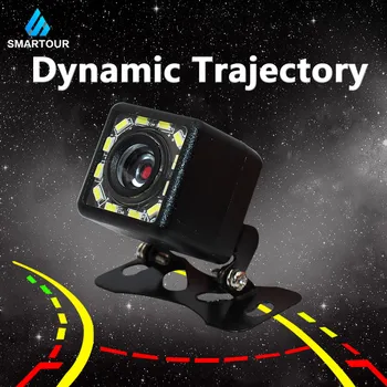

Smartour Intelligent Dynamic Trajectory Tracks Wide Angle CCD Universal Night Vision Waterproof Car Rear View Parking Camera
