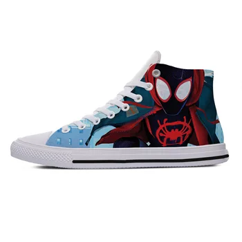 

Marvel Parallel Universe Super Spider-Man Breathable High Top Summer Canvas Fashion Lightweight Shoes Sneakers for Women Men