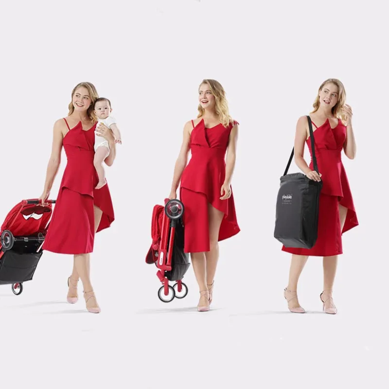 Yoyaplus Baby stroller Lightweight stroller Baby cart Portable Baby trolley 2 in 1 baby car New sty