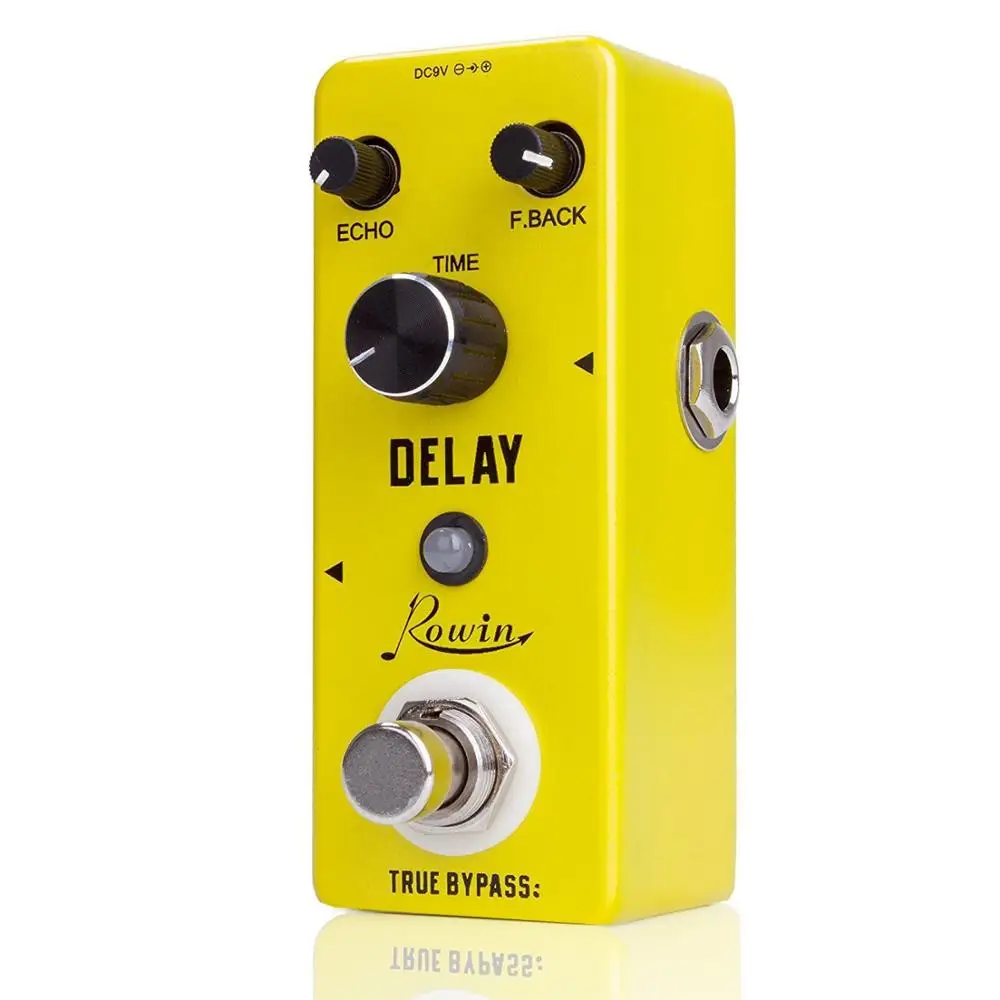 ROWIN LEF- 314 Guitar Effects Classical Delay Analog Guitar Effects Pedal True Bypass Guitar Pure Analog Delay Effect