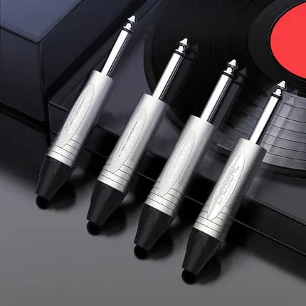 Amplificador de Áudio Cabeça de Solda Akihabara Mono Two-core Microfone Mixer Grande Dois-core 6.35mm Guitarra Plug Plug-in - Image 3