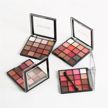 

Eye shadow 16 colors eyeshadow disk net red earth pearl matte nude makeup beginner girl series