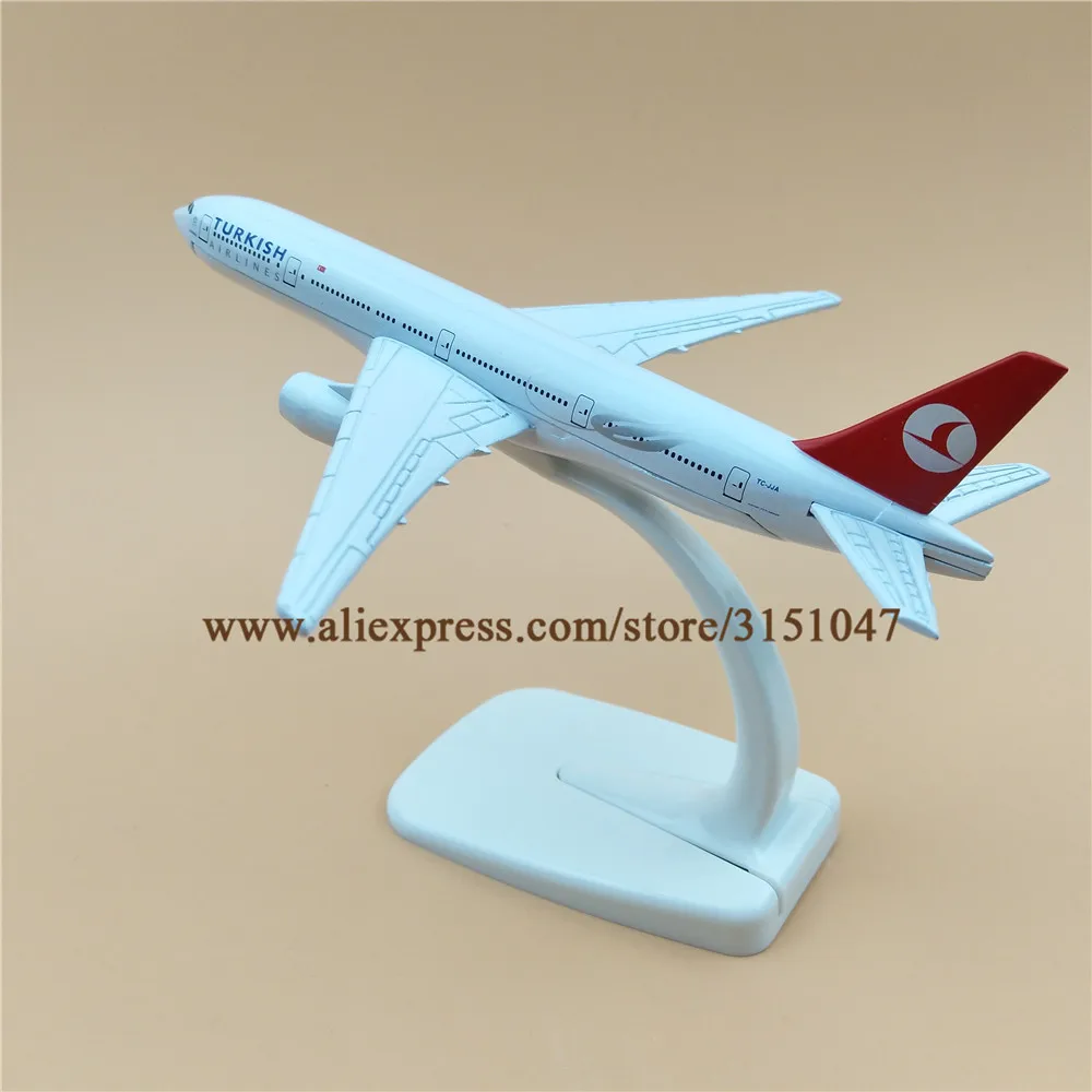 16 см Air Turkish B777 Airlines Boeing 777 модель самолета из сплава металла литье под давлением