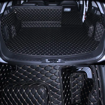 

Custom car trunk mats for Land Rover Discovery Sport 5seats -2014 durable cargo liner boot carpets