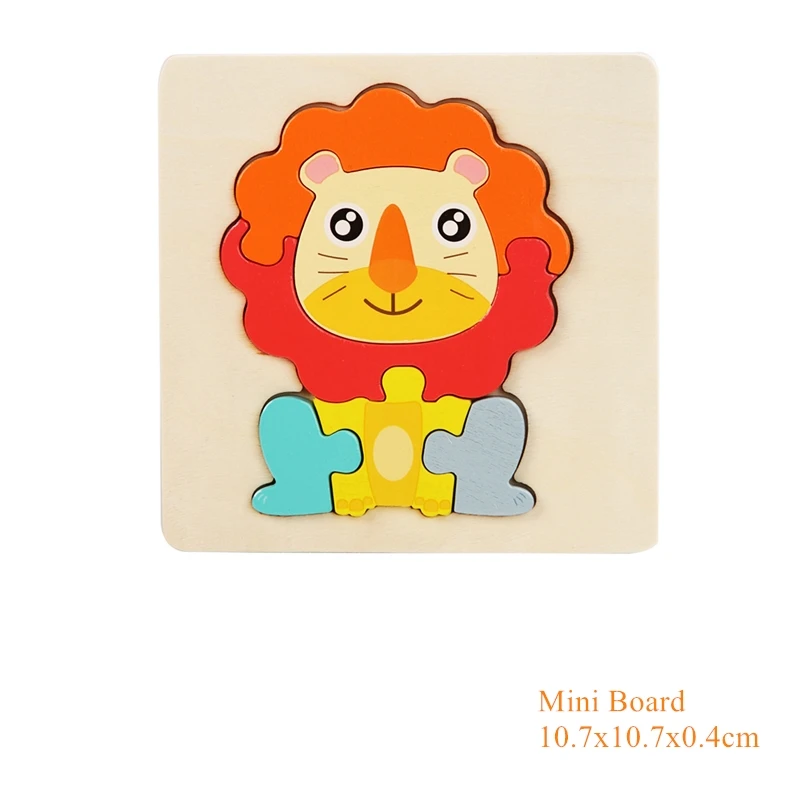 Montessori Materials Children Jigsaw Board Educational Wooden Toys For Toddlers Puzzle Tangram Cartoon Owl Baby Toys 0-12 Months 26