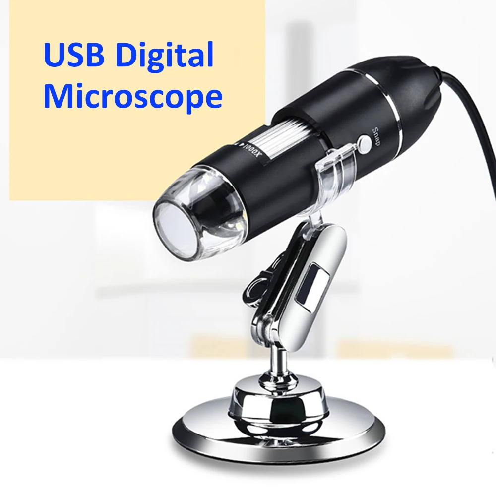 Цифровой микроскоп 3 в 1 порт тип-c 1000x увеличение портативный высокой четкости USB цифровой Лупа промышленности микроскоп