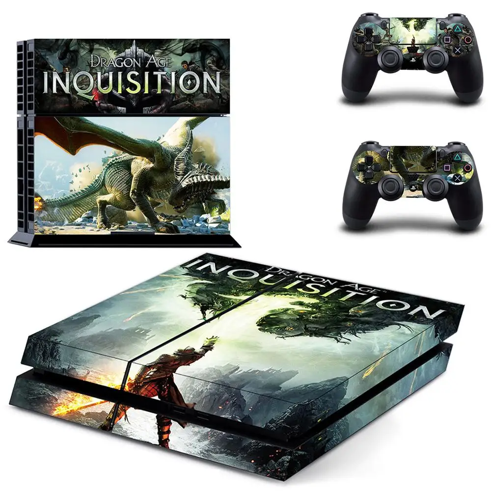 PS 4 стикер Dragon Age Play station 4 стикер s виниловые Наклейка для PS4 наклейки Pegatinas Adesivo для playstation 4 консоль и контроллер