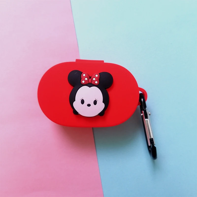Милый мультяшный чехол для наушников с крючком для Xiaomi Redmi AirDots чехол, беспроводной Bluetooth чехол для наушников s - Цвет: 20