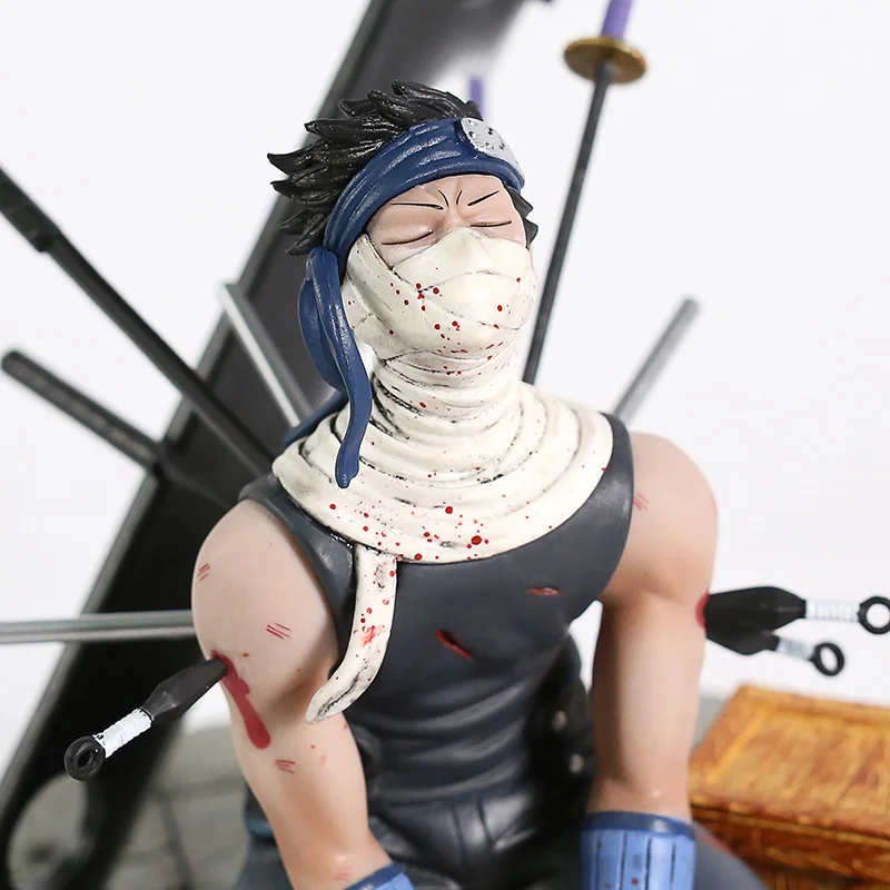 Наруто Shippuden Momochi Zabuza Статуэтка из ПВХ фигурка Коллекционная модель игрушки Brinquedos