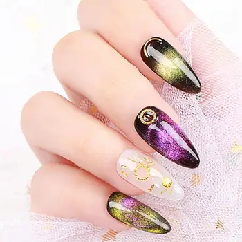 

Chameleon Mirror Laser Nail Glitter Powders Auroras Dust cushion Decoration Pigment Nail Design DIY Effect Chrome Nail Art I6H6