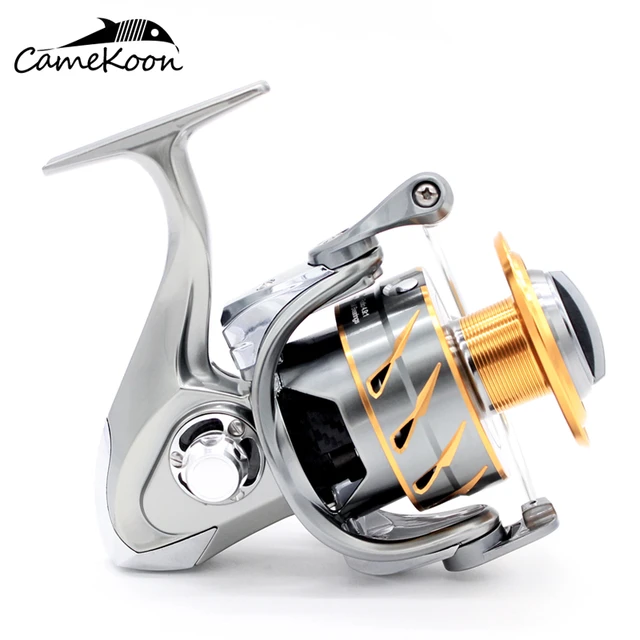 CAMEKOON Saltwater Spinning Used Once Fishing Reel Aluminum Body Rotor