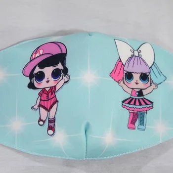 

LOL Surprise Dolls Cartoon Cotton Masks Anti Dust Reusable Breathable Face Mouth Protection Adult Kid Masks Gifts for Girls