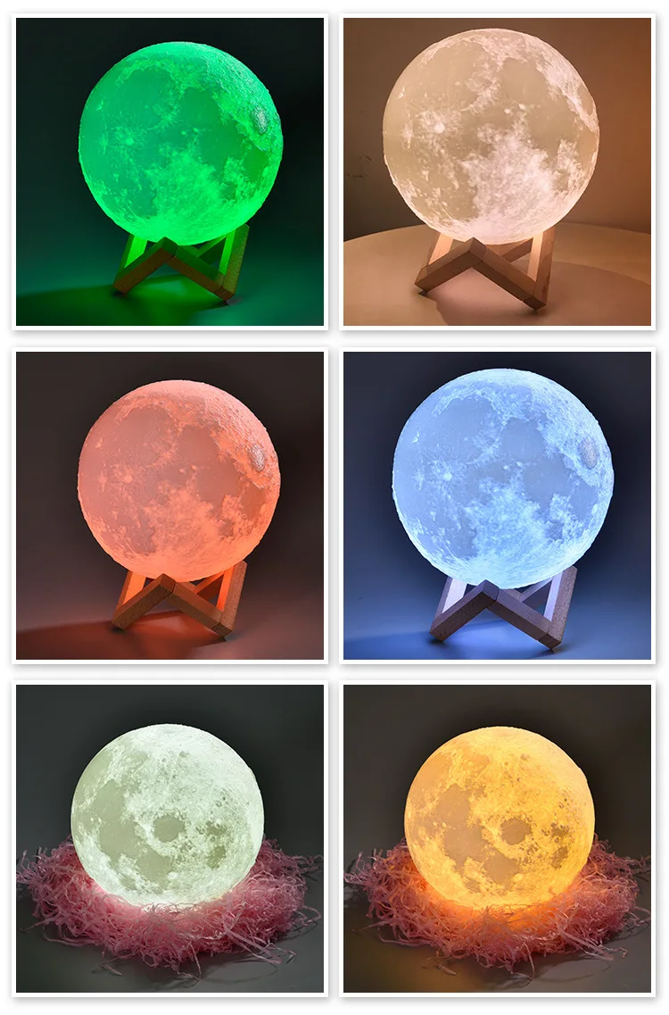 3d luz da lua atmosfera criativa decoração