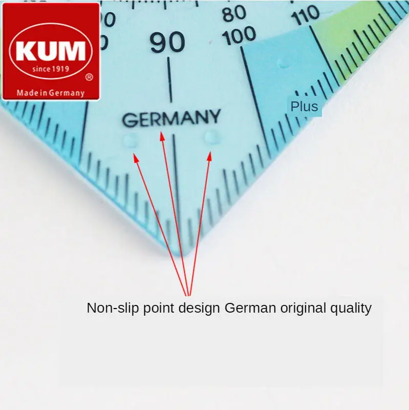 Germany Kum 262 Softie Flex 16cm Flexible Non-Slip Transparent Multi-Color Environmental Protection Set Square