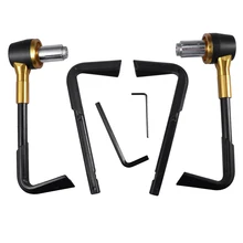 7/8 дюйма 22 мм руль алюминиевые мотоциклетные ручки тормоза и сцепления, обработанные на станке с ЧПУ Рукоятка Ручка Бар протектор Бар Конец Guard A30