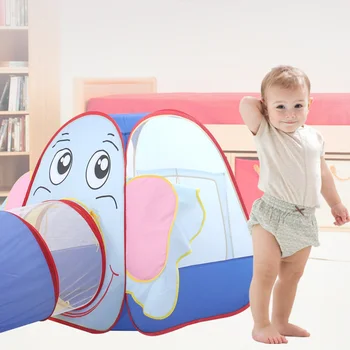 

Tunnel Tent Kids Indoor Kids Ball Pool Play House Tent Children Folding Outdoor Crawling Game Tent For Kids Gift