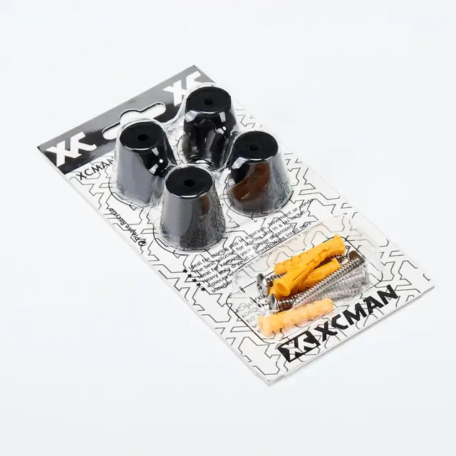 XCMAN Snowboard Wall Mount Bullet Display Hanger Racks,Indoor Snowboard Storage - 4pcs SR-7