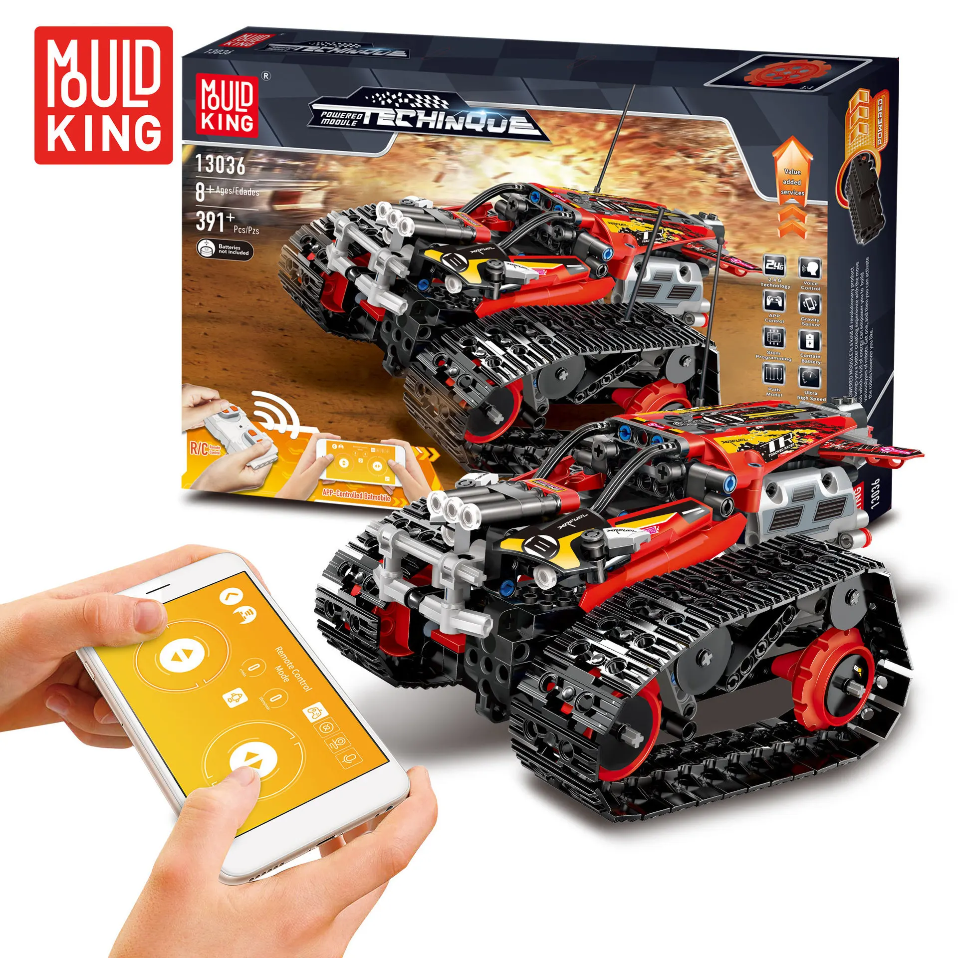 

Hot Selling Small Particles Assembled Building Block Robot Early Childhood Educational Children Electric Model Remote Control El