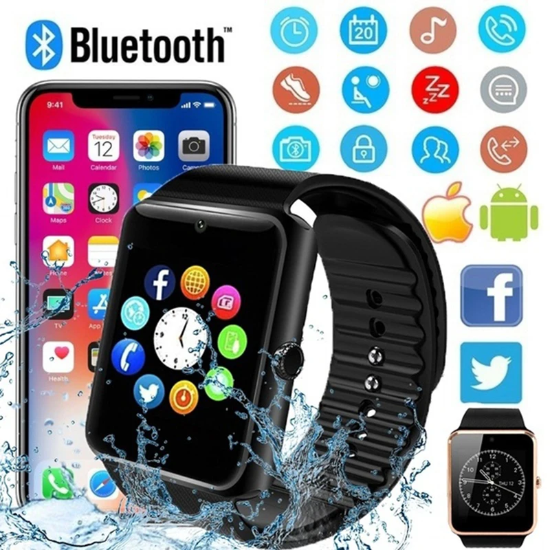 Hub telegram Inademen Gt08 Smart Watch Children Men Women Kids Watch Phone Sim Card Camera Clock  Bluetooth Smartwatch Gt 08 Connect Android Ios Pk A1 - Smart Watches -  AliExpress