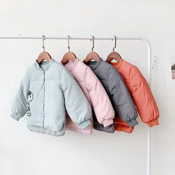 

2 3 4 5 6 Years Toddler Girls Coats Cartoon Print Thicken Down Jacket For Girls Kids Clothing Winter High Quality Girl Outerwear