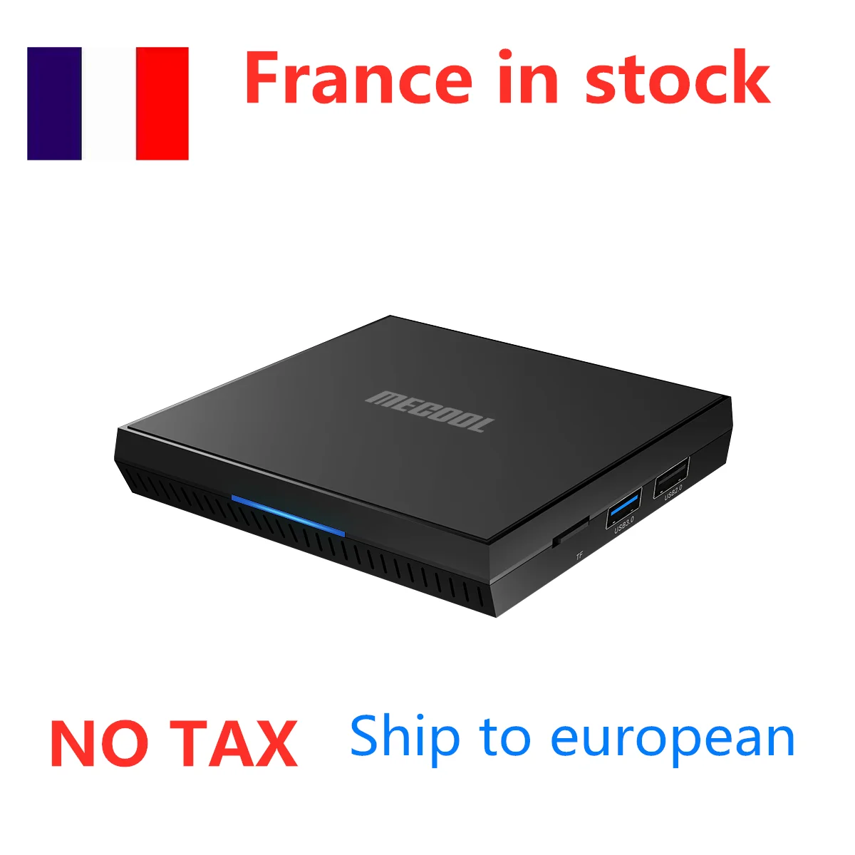 Франция в наличии Mecool KM6 Amlogic S905X4 ТВ Box Android 10 2 Гб оперативной памяти 16 встроенной