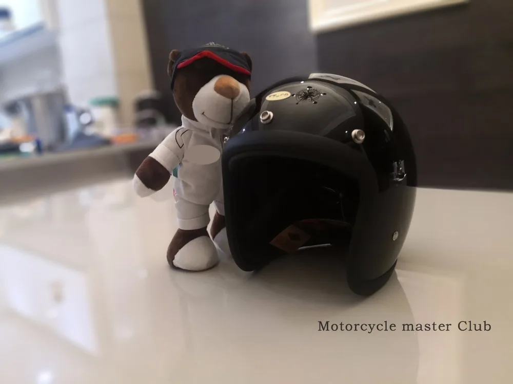 TT& CO Ретро мото rbike moto rcycle шлем casco moto glassfiber винтажный шлем 500TX Половина лица ECE Сертификация брендовый шлем