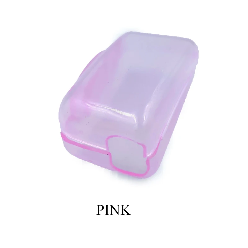 Портативный чехол для зубных щеток Держатель для зубных щеток Бытовая защита от пыли от бактерий коробка для головки зубных щеток аксессуары для ванной комнаты - Цвет: Pink