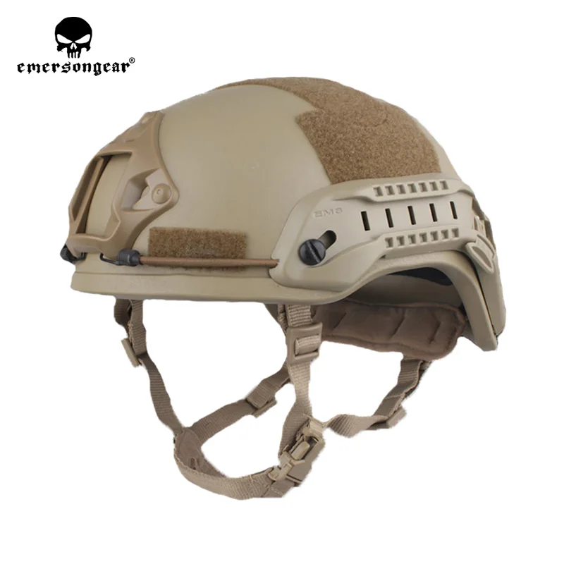 EM8979ADE Emersongear Emerson Тактический ACH MICH 2001 шлем для охоты средняя защищенность ABS TC 2001 шлем Advanced w NVG Shroud& Side Rail - Цвет: EM8979ADE