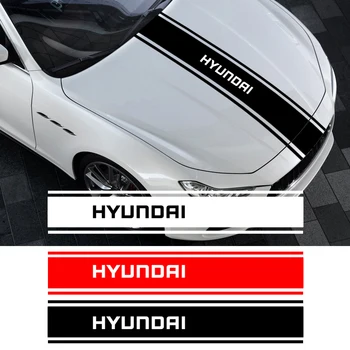 

Car Hood Decal Waterproof Scratchproof Engine Cover Sticker Car For Hyundai Santa Fe Sonata Solaris Azera Creta I30 Ix25 Tucson