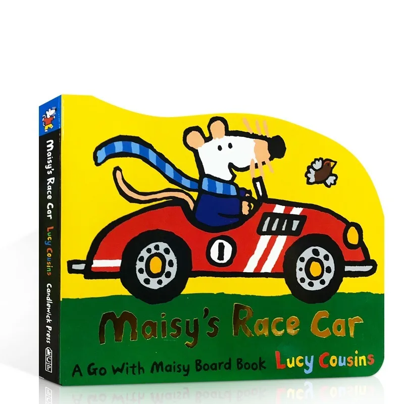 Maisy's Racing Car A Go with Maisy обучающая доска для детей образовательная Монтессори